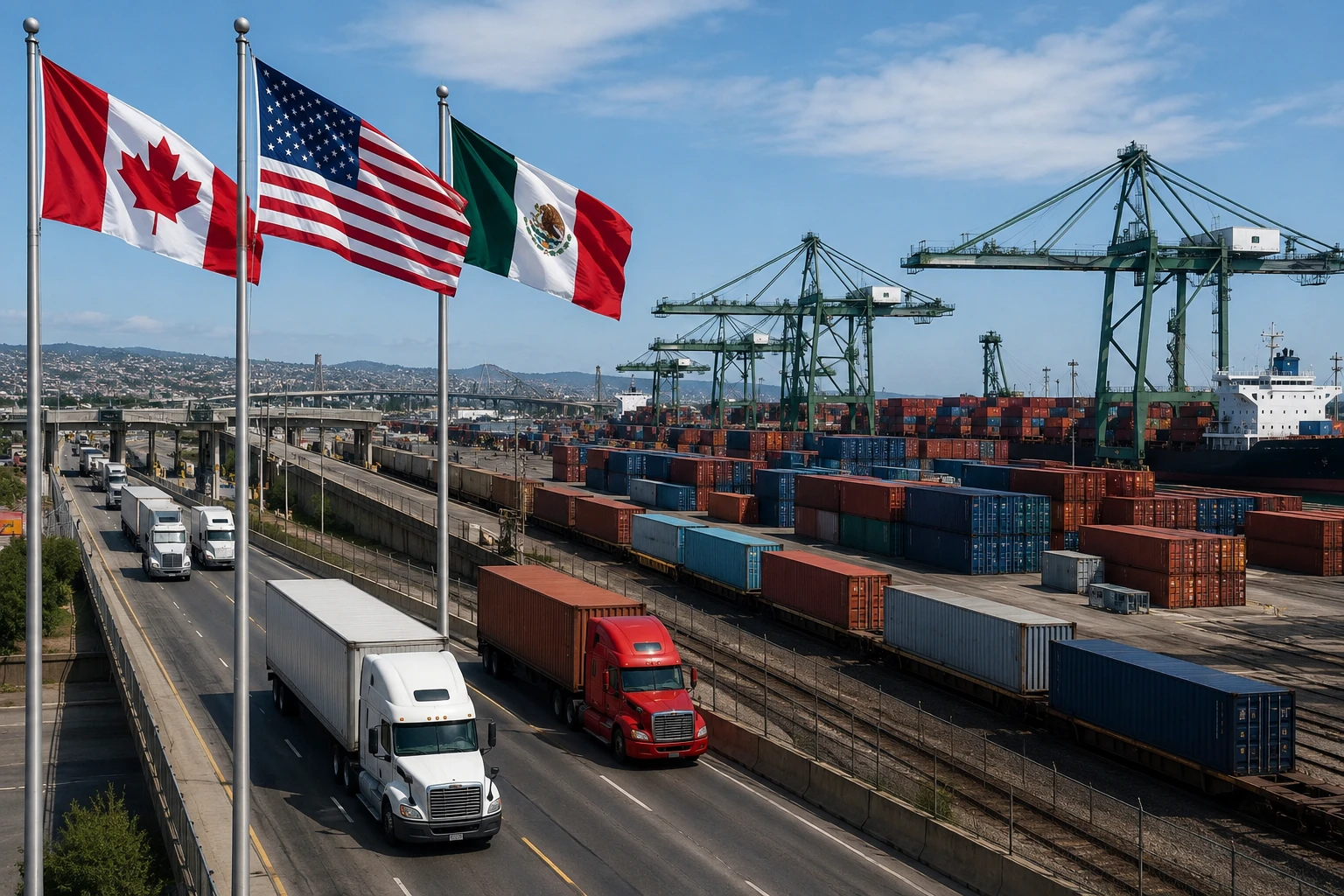 США отказались продлевать USMCA на фоне роста грузоперевозок между тремя странами