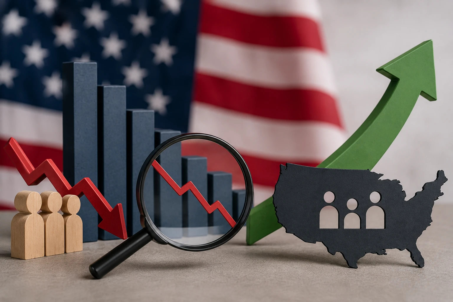 Безработица в США неожиданно снизилась, несмотря на резкое замедление роста занятости