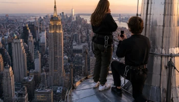 Российских руферов, устроивших помолвку на шпиле Empire State Building, освободили после суда