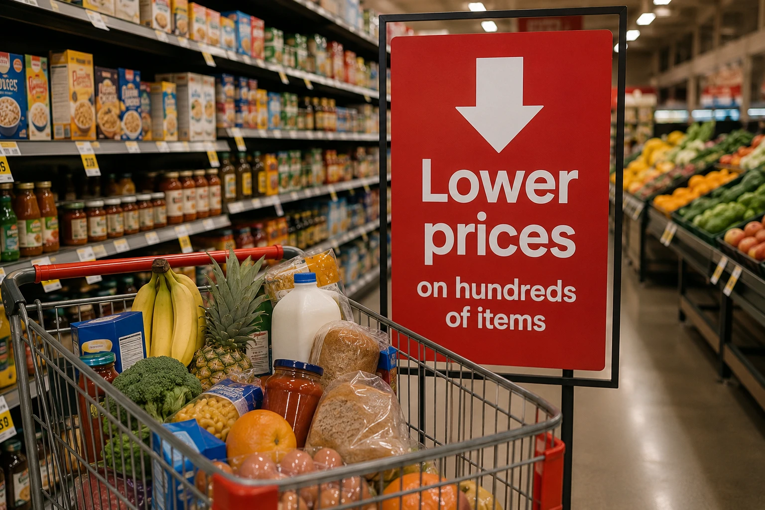 Giant Eagle снизит цены на сотни товаров