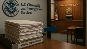 USCIS дозволила передавати частину заяв на притулок до суду без співбесіди