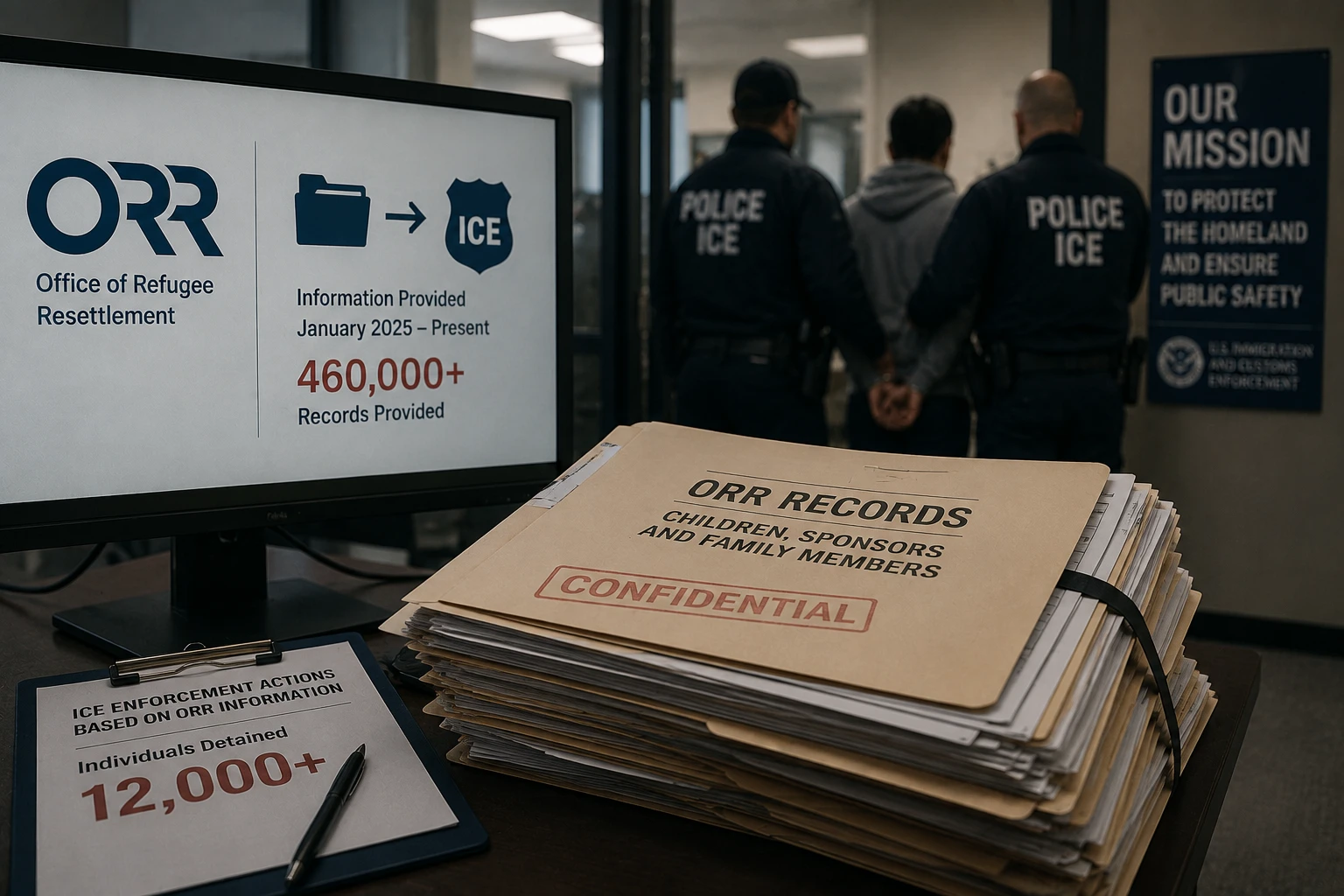 ORR передало ICE более 460 тыс. сведений о детях-мигрантах и их семьях
