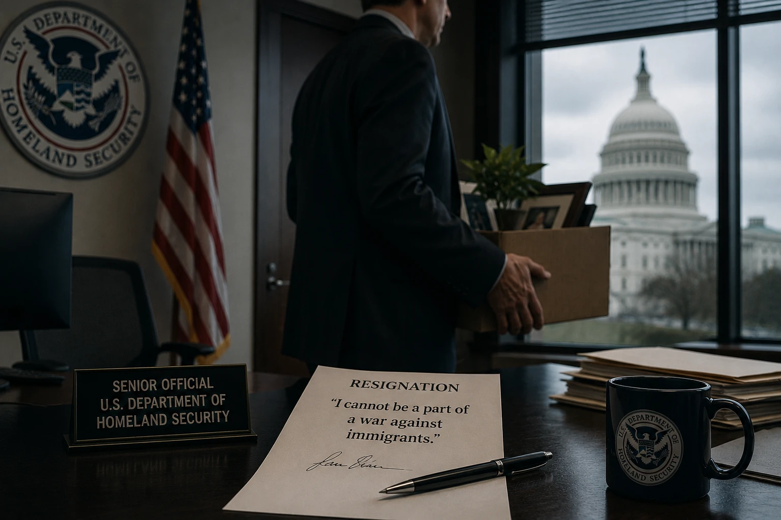 Высокопоставленный сотрудник DHS ушел в отставку, обвинив администрацию Трампа в "войне против иммигрантов"