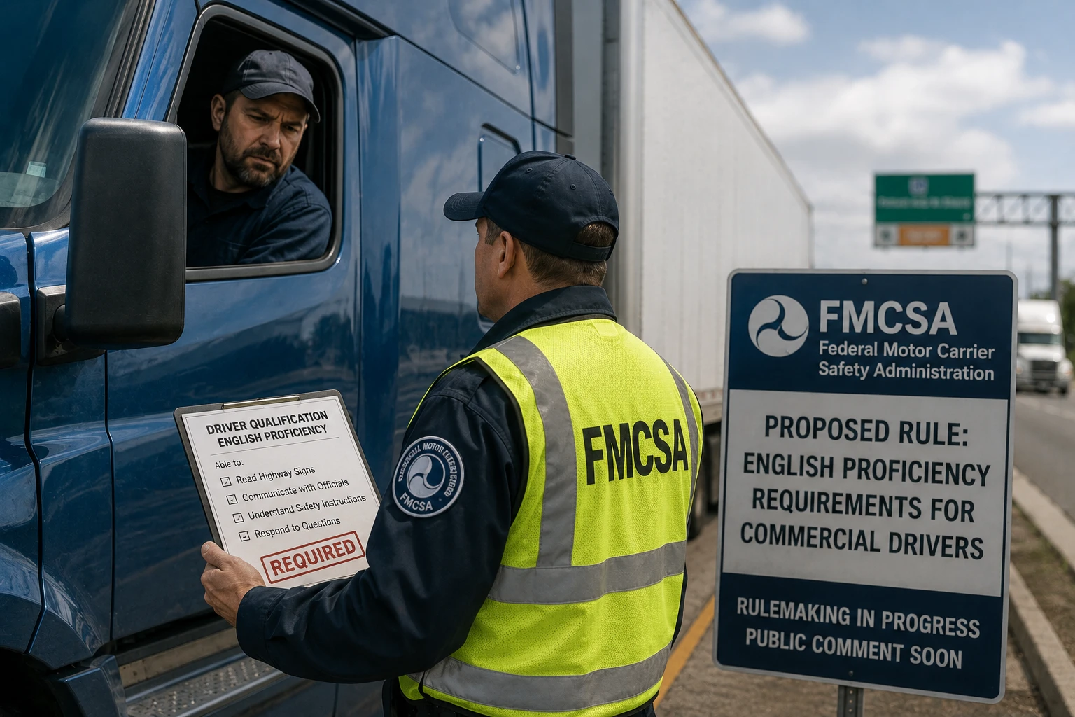 FMCSA готовит ужесточение требований к знанию английского для дальнобойщиков