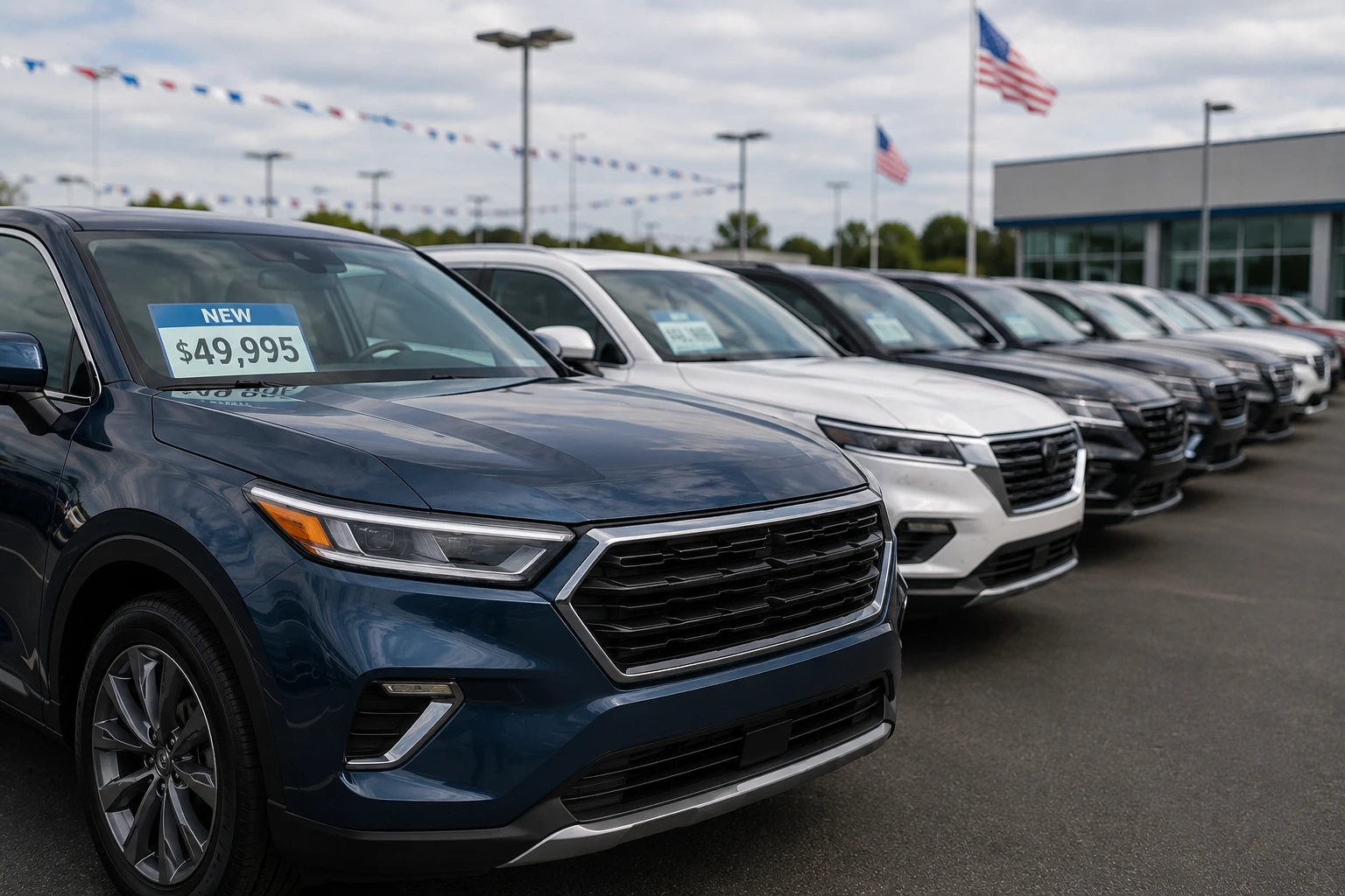 Средняя цена нового автомобиля в США приблизилась к $50 тыс.