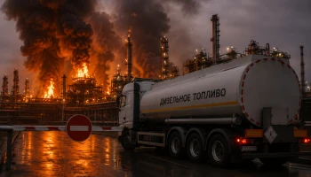 Россия запретила экспорт дизельного топлива после ударов украинских дронов по НПЗ