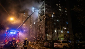 В результате ночной ракетной атаки РФ по Киеву погибло 9 человек, еще 22 получили ранения