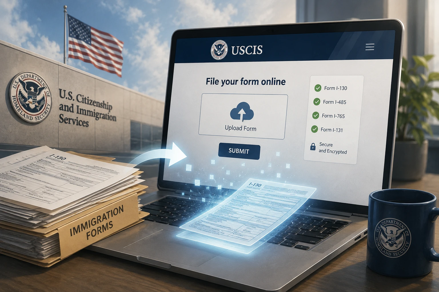 USCIS получит право требовать электронную подачу иммиграционных форм