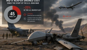 США потеряли около четверти дронов Reaper за время войны с Ираном