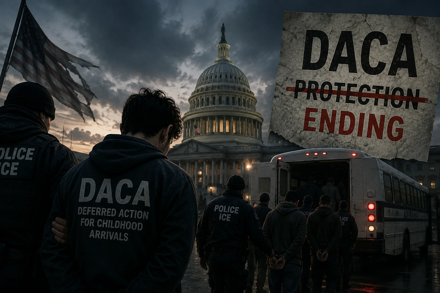 Администрация Трампа сокращает защиту DACA: сотни получателей программы оказались под стражей