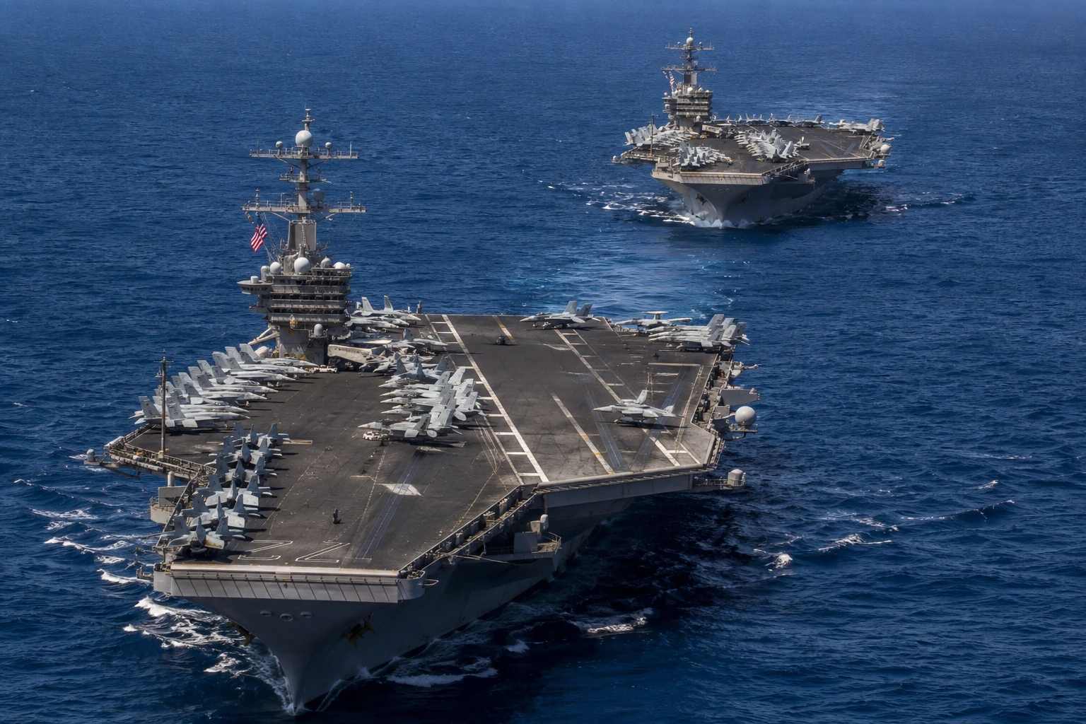 США отправляют авианосец George Washington на Ближний Восток для замены USS Abraham Lincoln после рекордных 240 дней в море