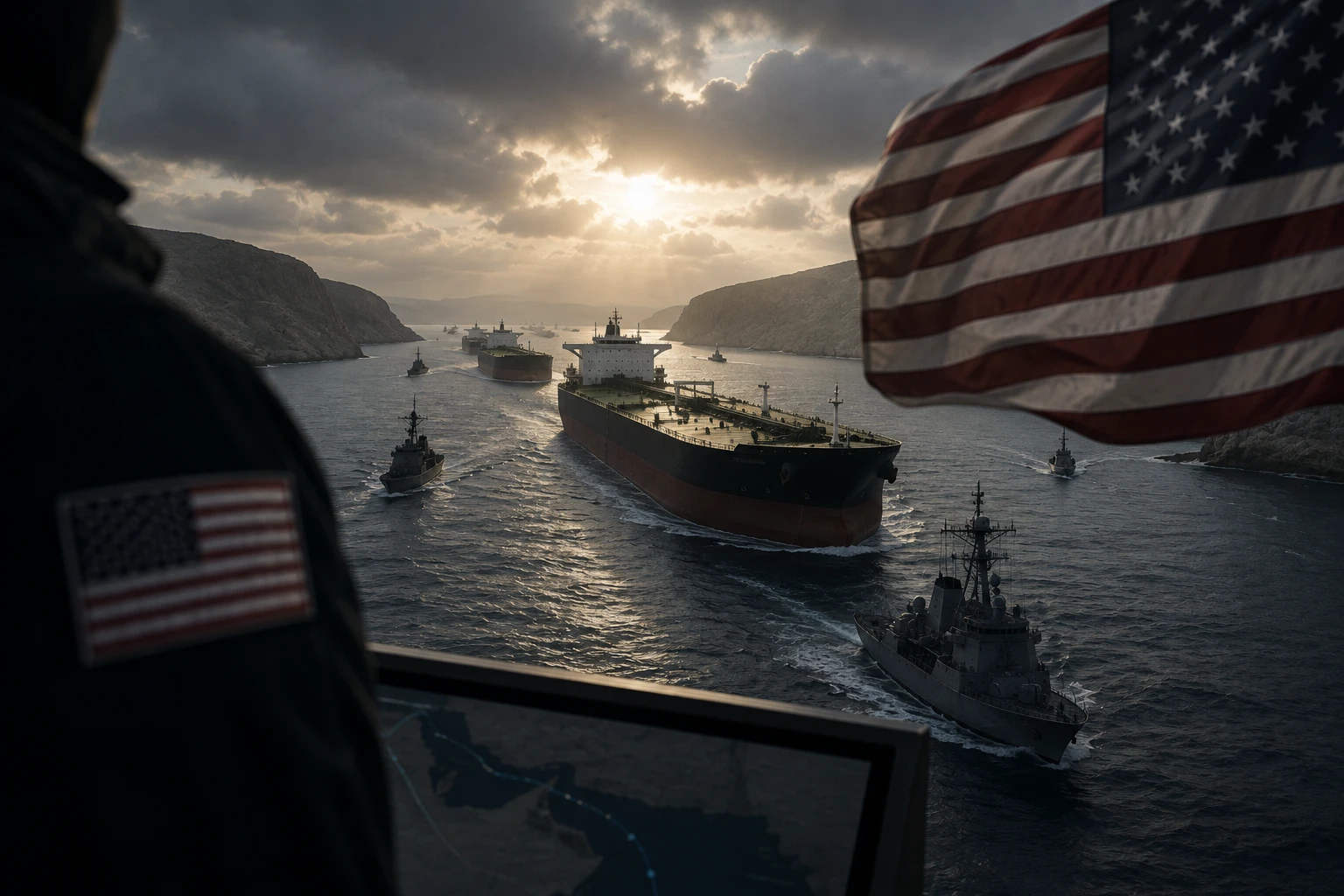 США тайно организовали коридор для вывоза нефти через Ормузский пролив