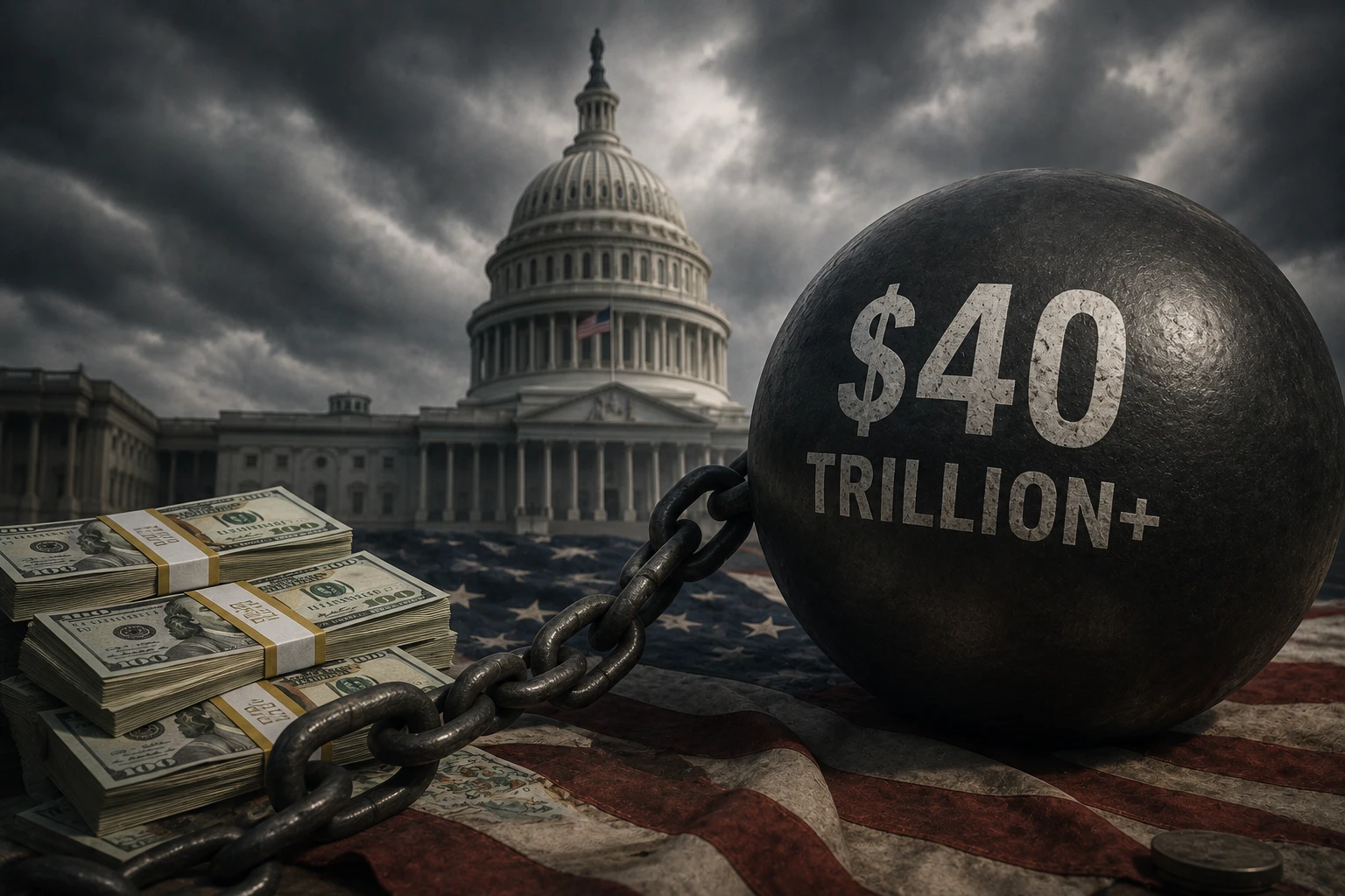 Держборг США вперше перевищив $40 трлн