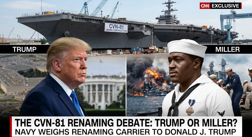 ВМС США могут дать авианосцу имя Дональда Трампа вместо имени героя Пёрл-Харбора