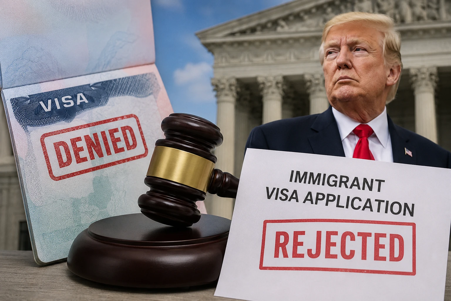 Суд отменил запрет Трампа на выдачу иммиграционных виз гражданам 75 стран