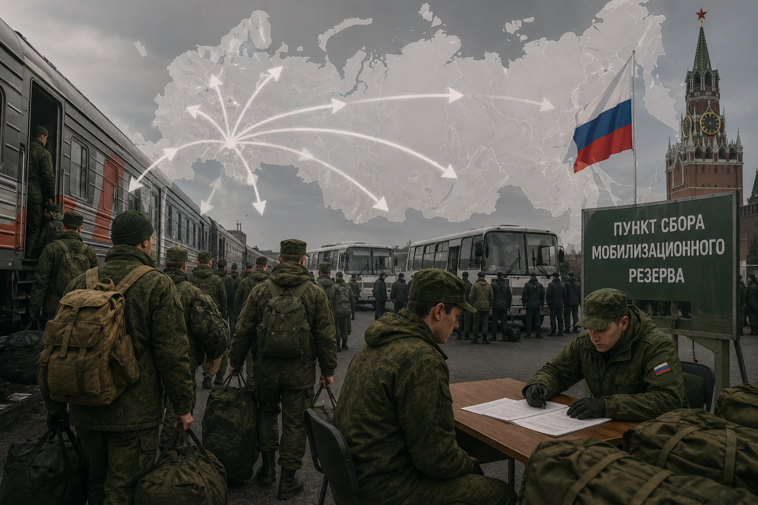 Россия провела по всей стране учения на случай новой мобилизации