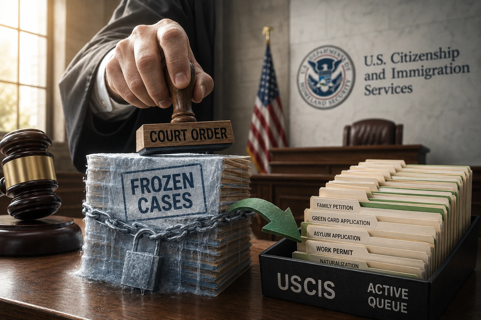 Суд обязал USCIS вернуть замороженные иммиграционные дела в обычную очередь