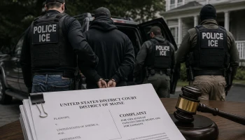 Житель Мэна подал иск против правительства из-за действий агентов ICE