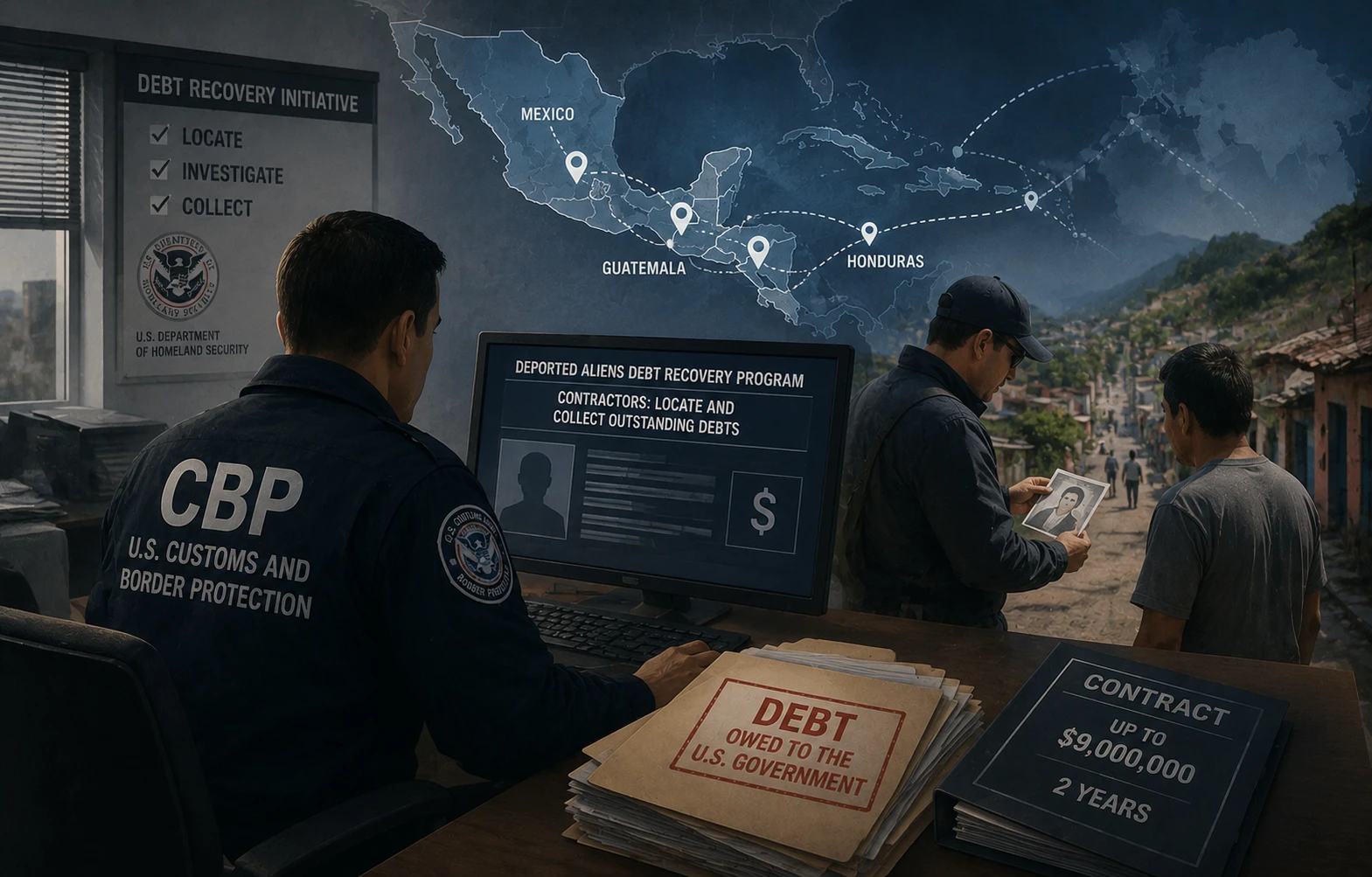 DHS планирует искать депортированных мигрантов за рубежом, чтобы требовать с них долги перед США