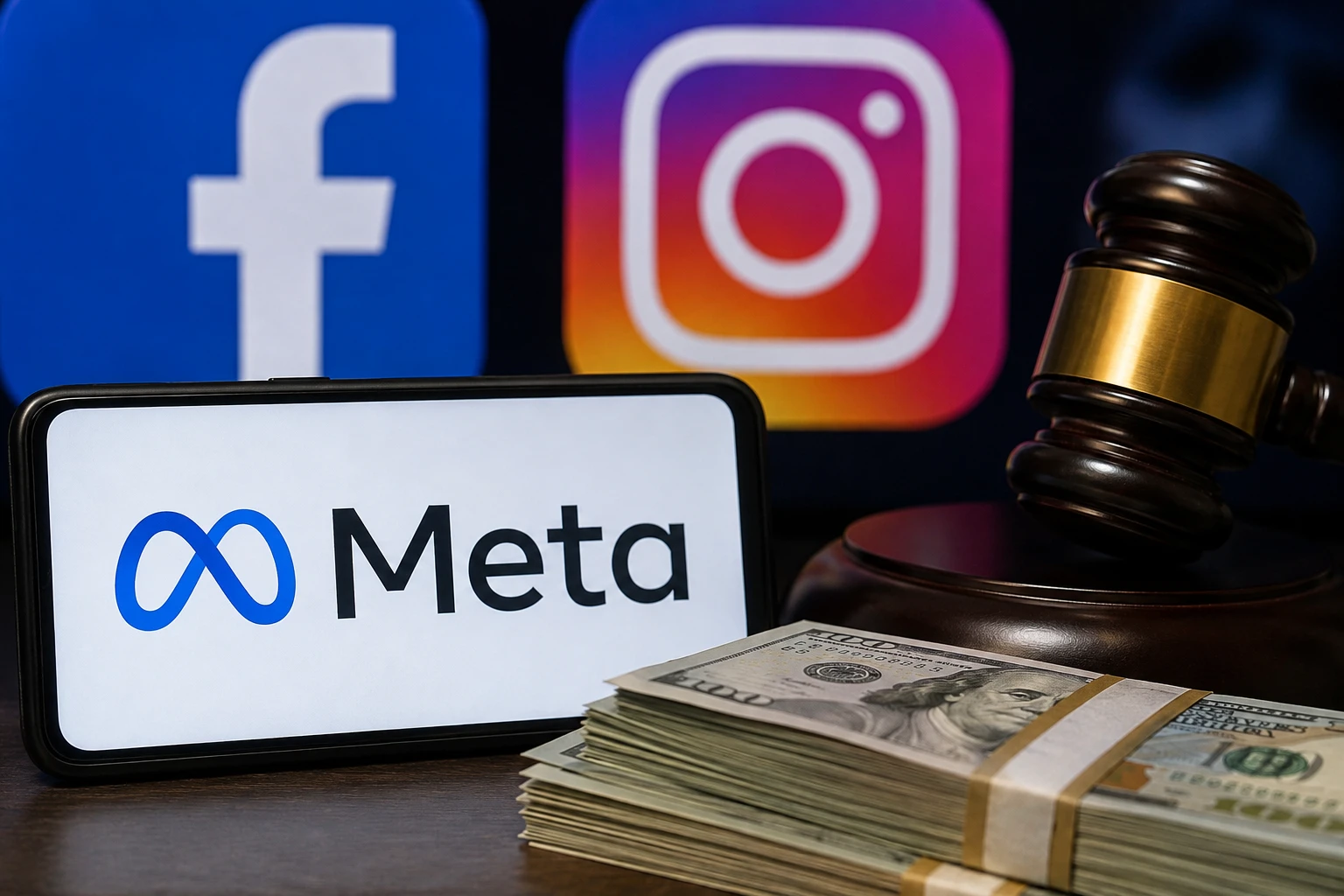 Компанию Meta, владеющую Facebook и Instagram, обязали выплатить почти миллиард долларов в качестве компенсации за вред психике и здоровью детей