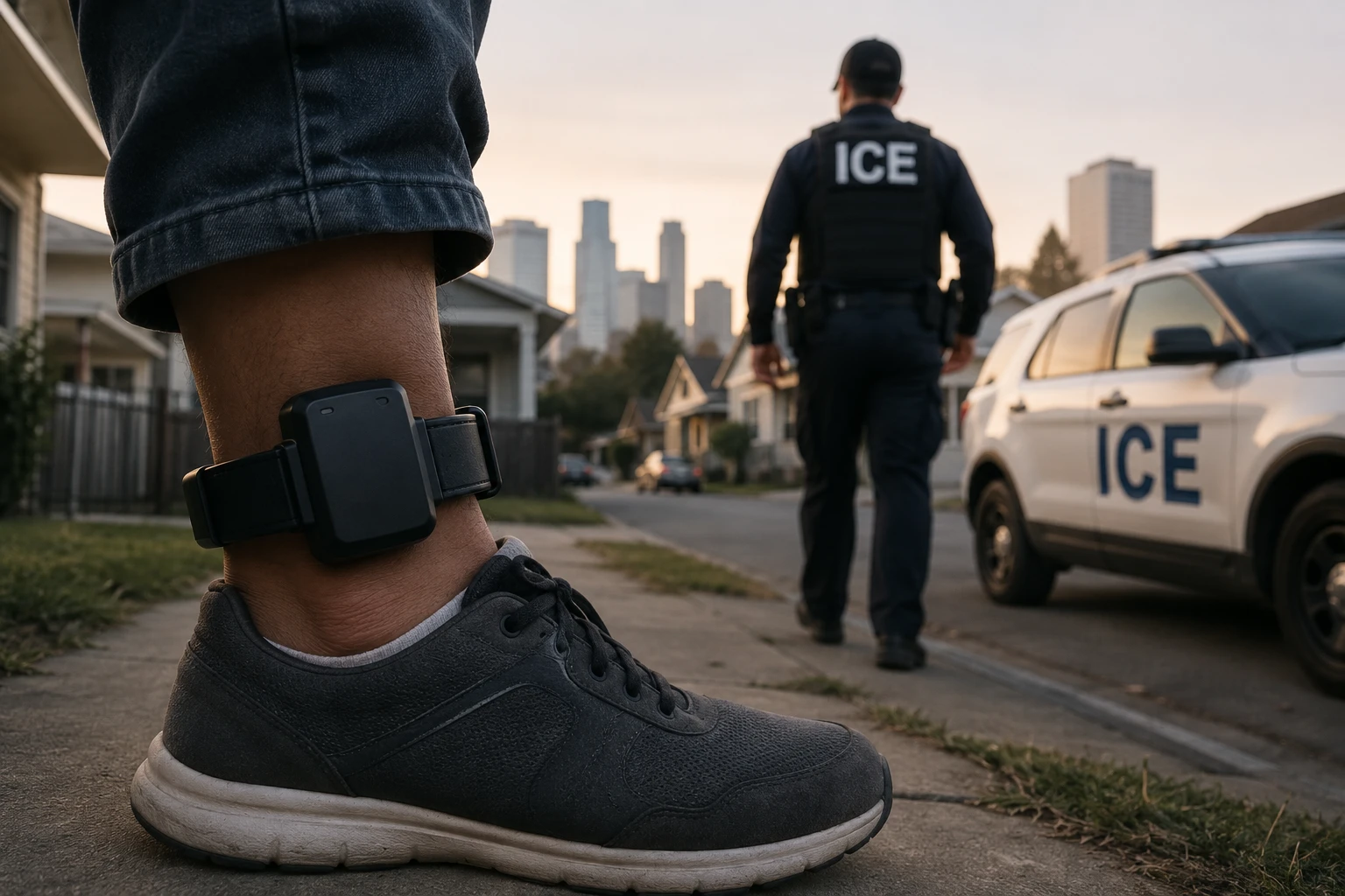 ICE почти втрое увеличила число мигрантов с GPS-браслетами