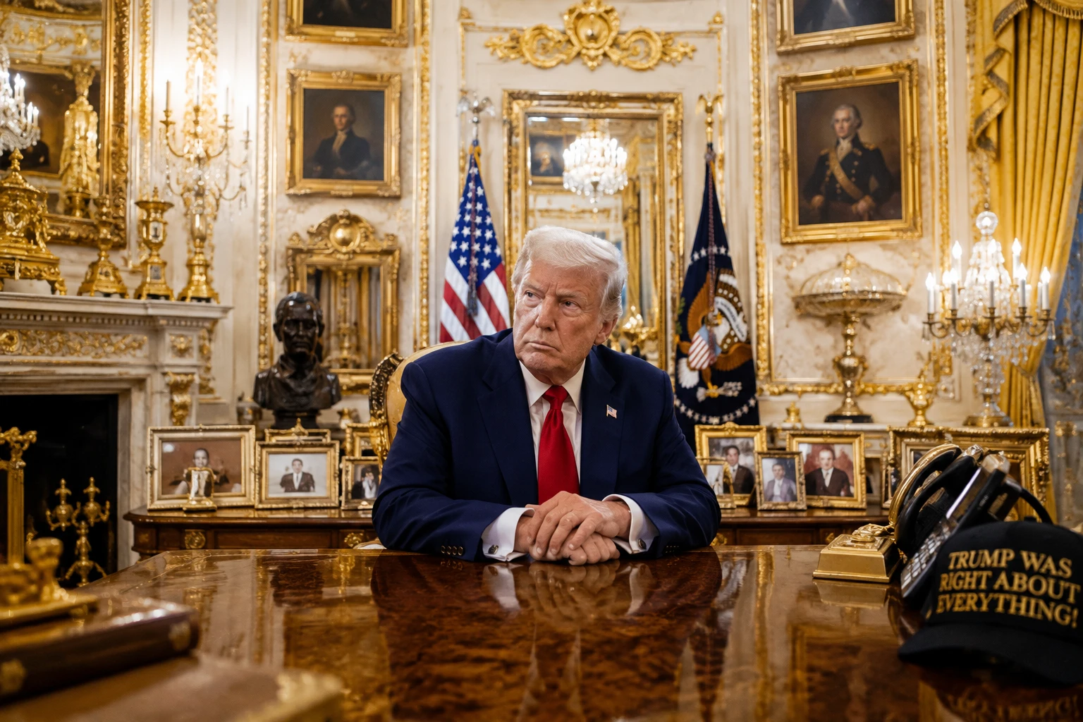Хиллари Клинтон: Декор Белого дома при Трампе напоминает дворец Саддама Хусейна
