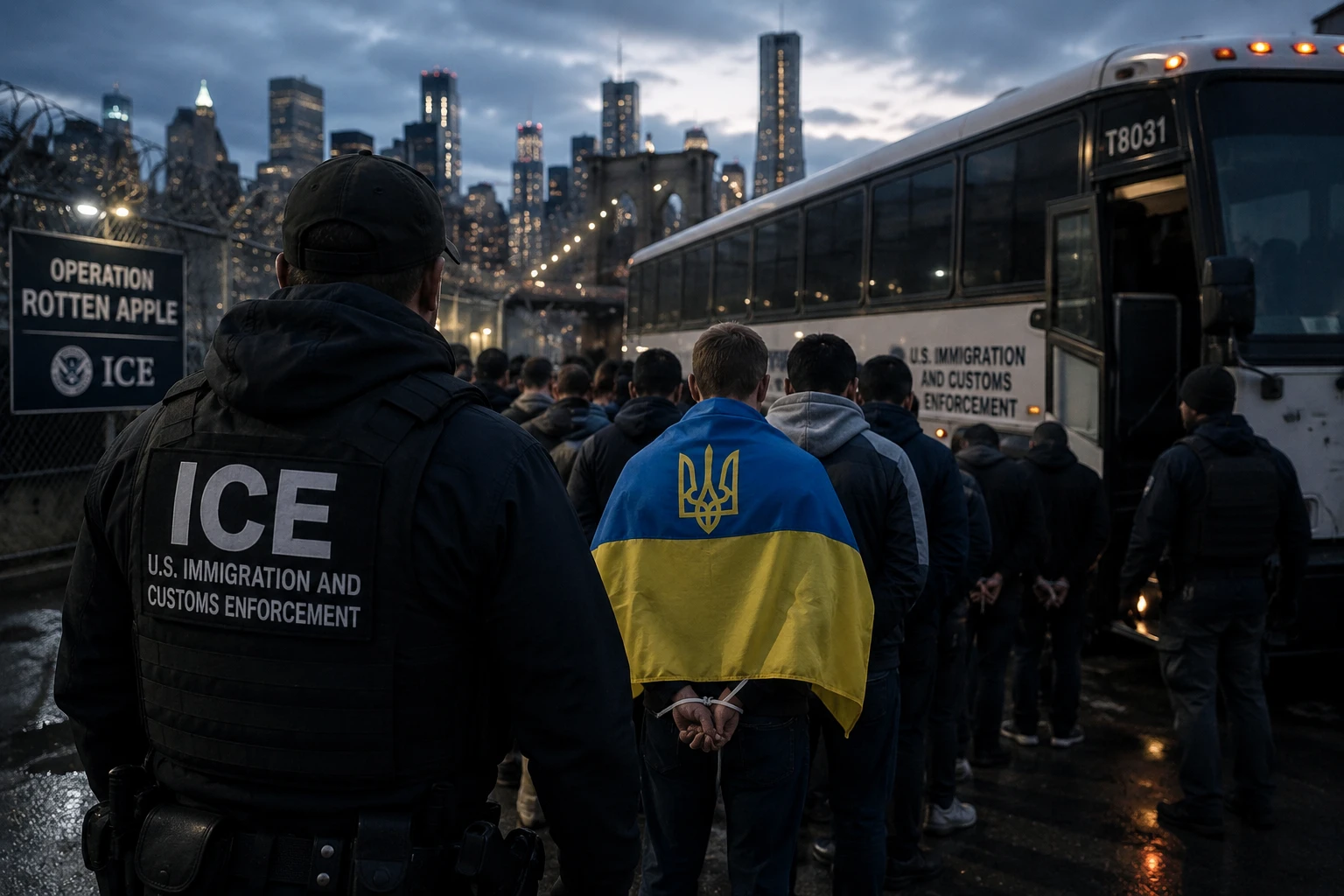 Украинец оказался среди более 2 тысяч задержанных нелегальных мигрантов в Нью-Йорке