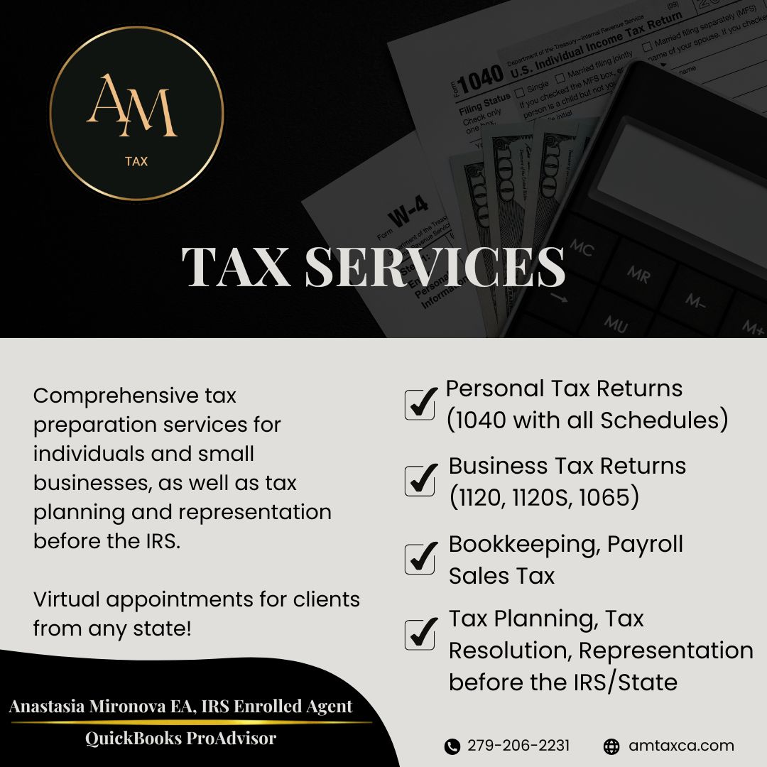 Anastasia Mironova, EA, Tax Accountant - Фото 3