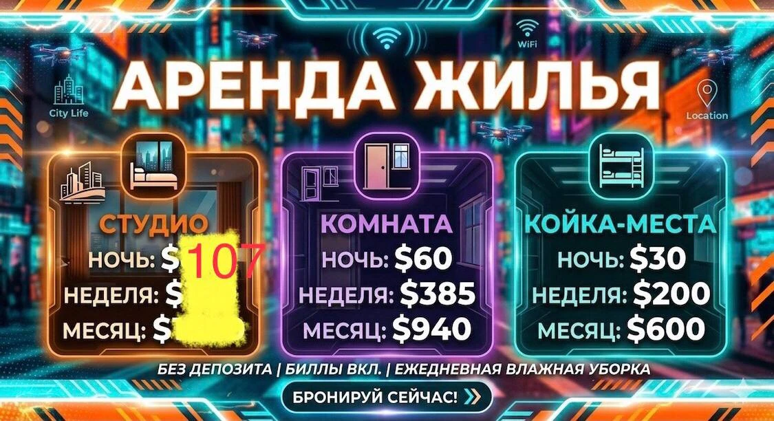 Аренда жилья в Бруклине