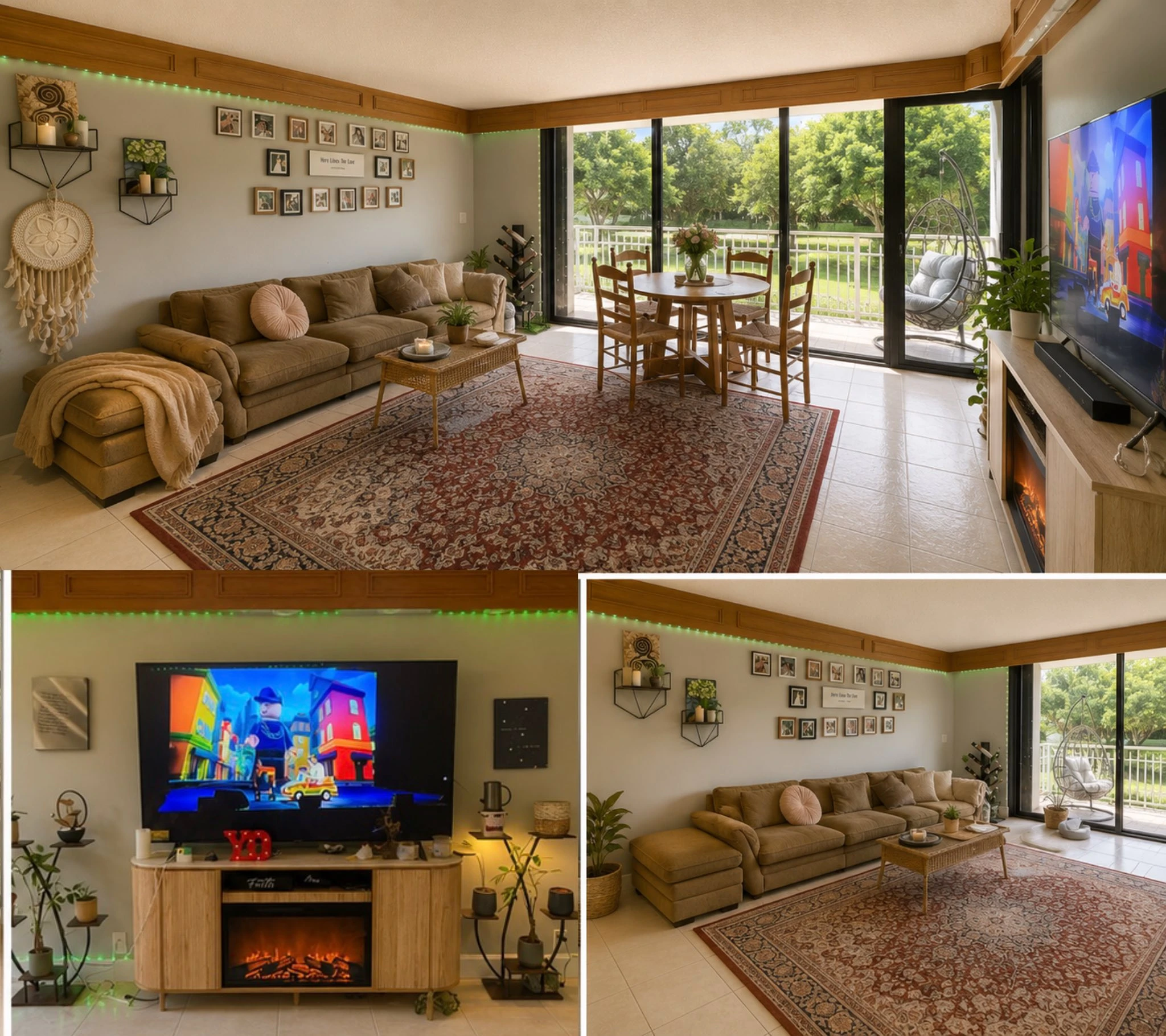 Просторная fully furnished 2-bedroom apartment