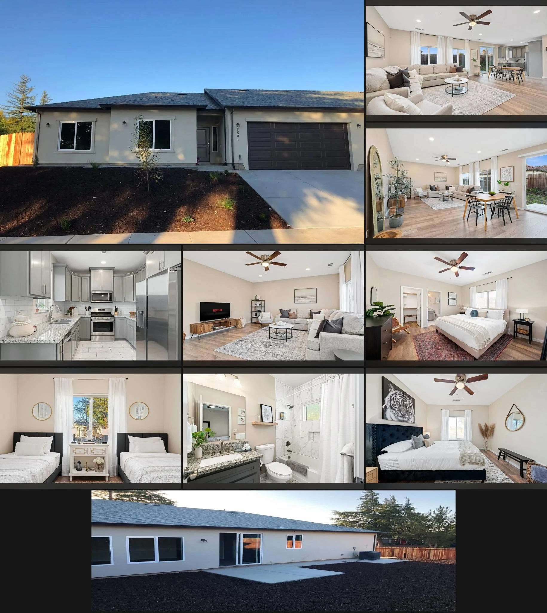 Сдаётся одноэтажный Duplex в Sacramento