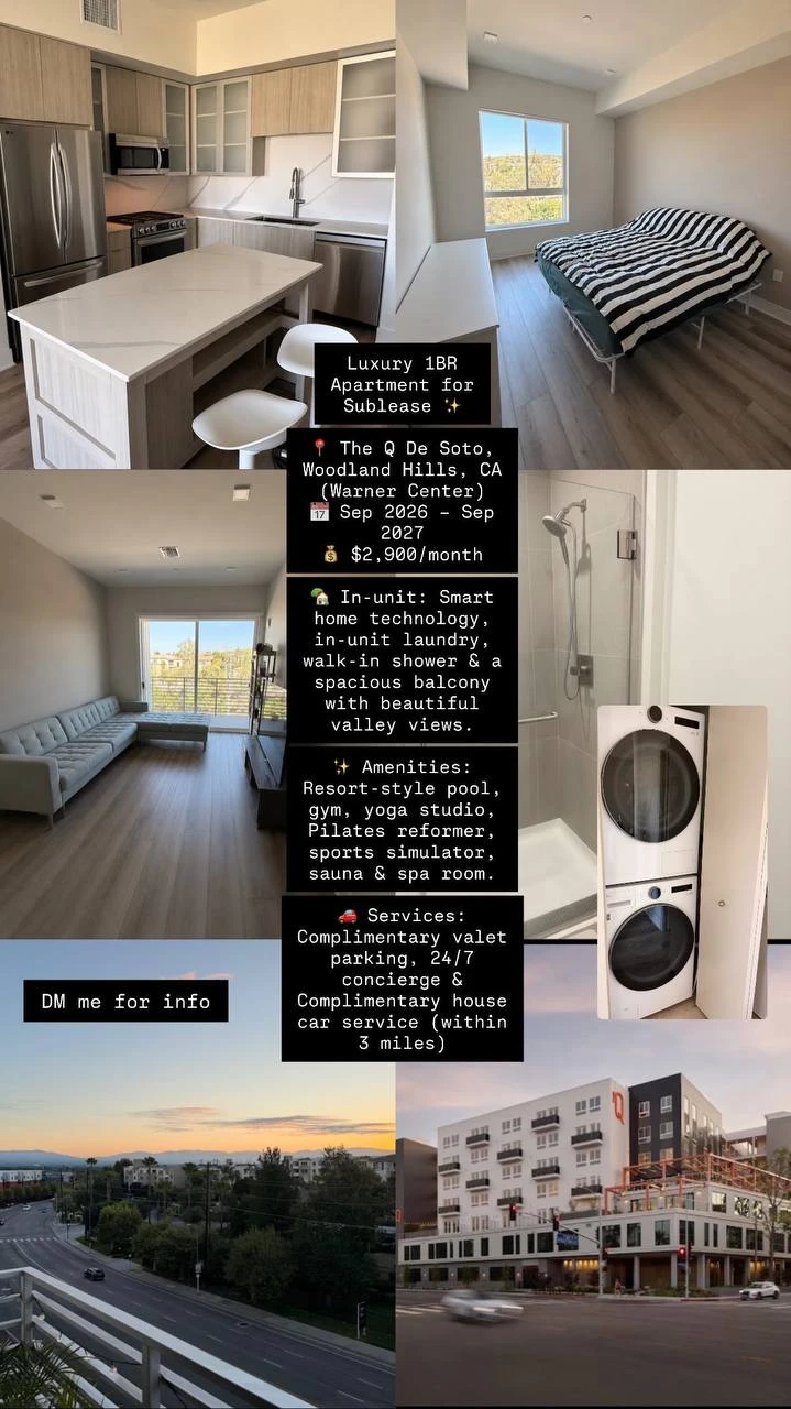 1-комнатная квартира в sublease